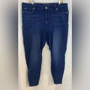 Tahari Dark Blue Boyfriend Jeans